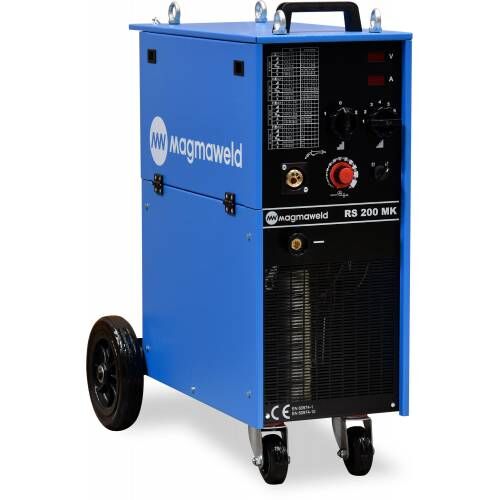 Magmaweld RS 200 MK Örtülü Elektrot Kaynak Makinesi (200 Amper - Trifaze 400V - %22 Verim - Tekerlekli Tip) - 200 ADC