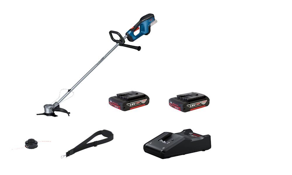 Bosch GFR 18V-23 Akülü Tırpan (2 x 5.0 Ah Akü ve Şarj Cihazlı Set) - 06008D1000-SET