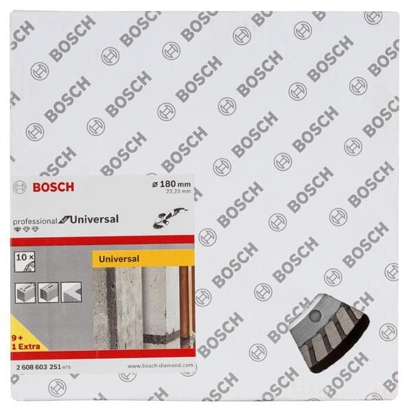 Bosch Elmas Kesme Disk SFUnivT 180*22.23mm 9+1