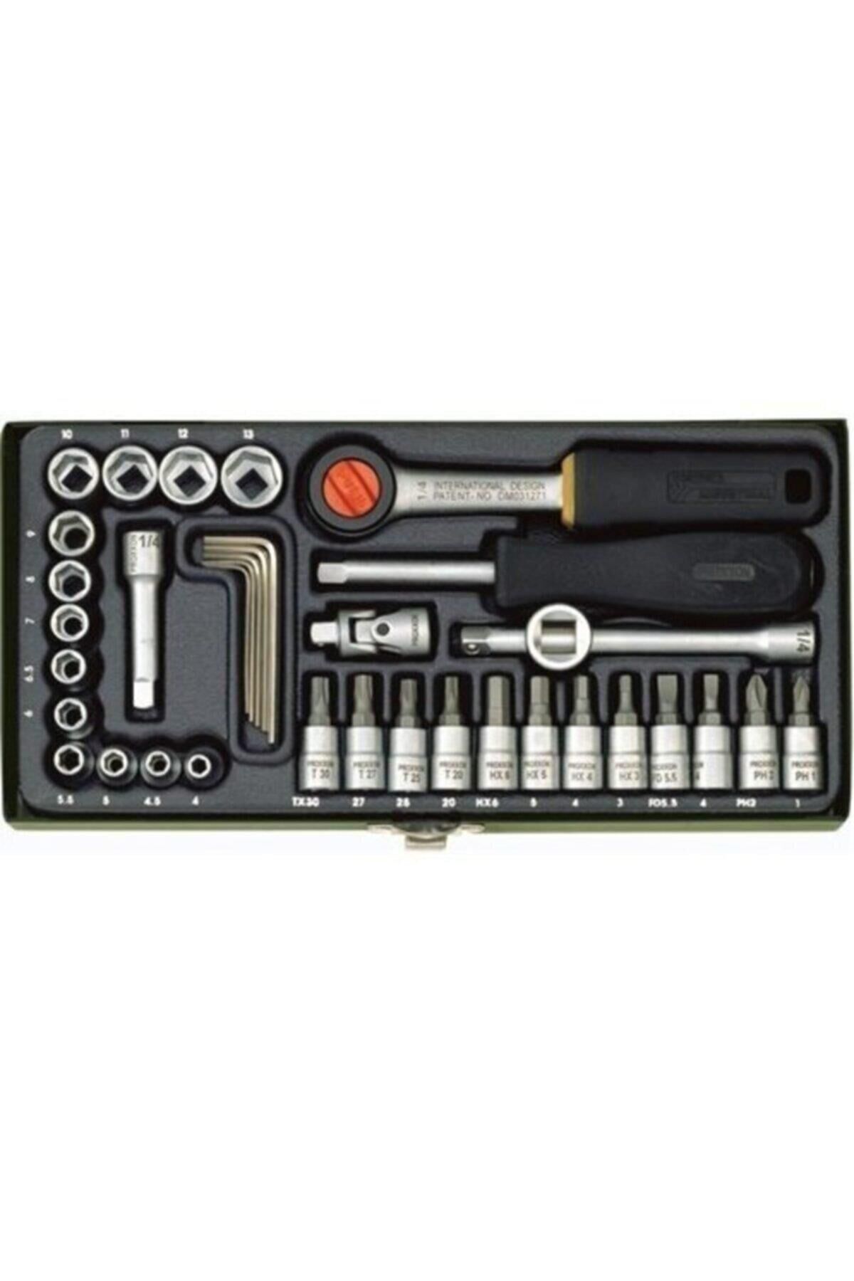 Proxon 1/4'' 36 Parça Lokma + Bits TK23080