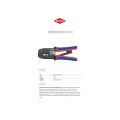 Knipex 97 51 10 Telefon ve Veri Jakı Sıkma Pensesi (190 mm - RJ11/RJ12 ve RJ45 Uyumlu - Kesme ve Sıyırma Fonksiyonlu - Karartılmış)