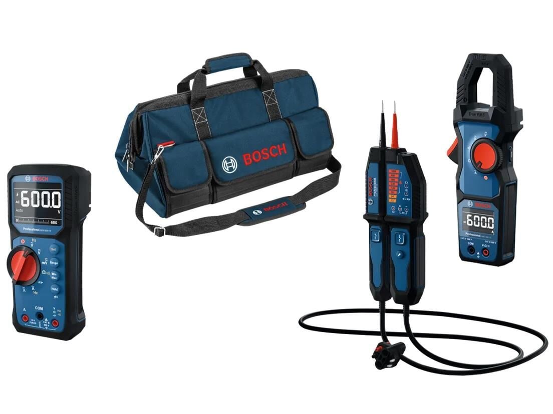 Bosch 4'lü Elektrikçi Test ve Bakım Ekipman Seti