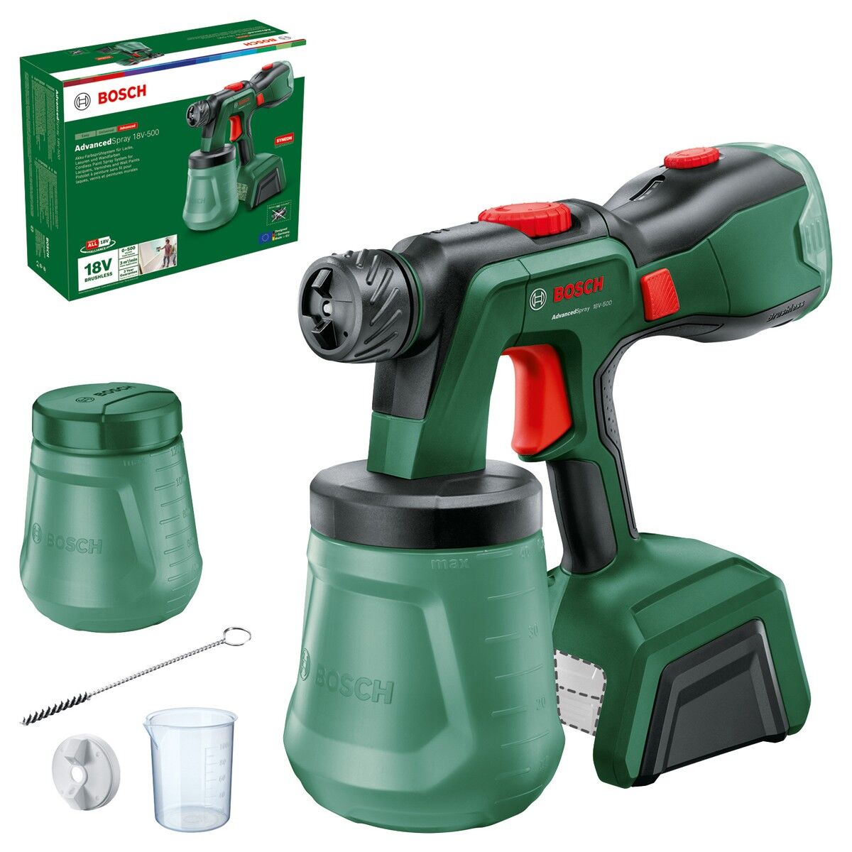Bosch AdvancedSpray 18V-500 Boya Tabancası Solo 0603208200