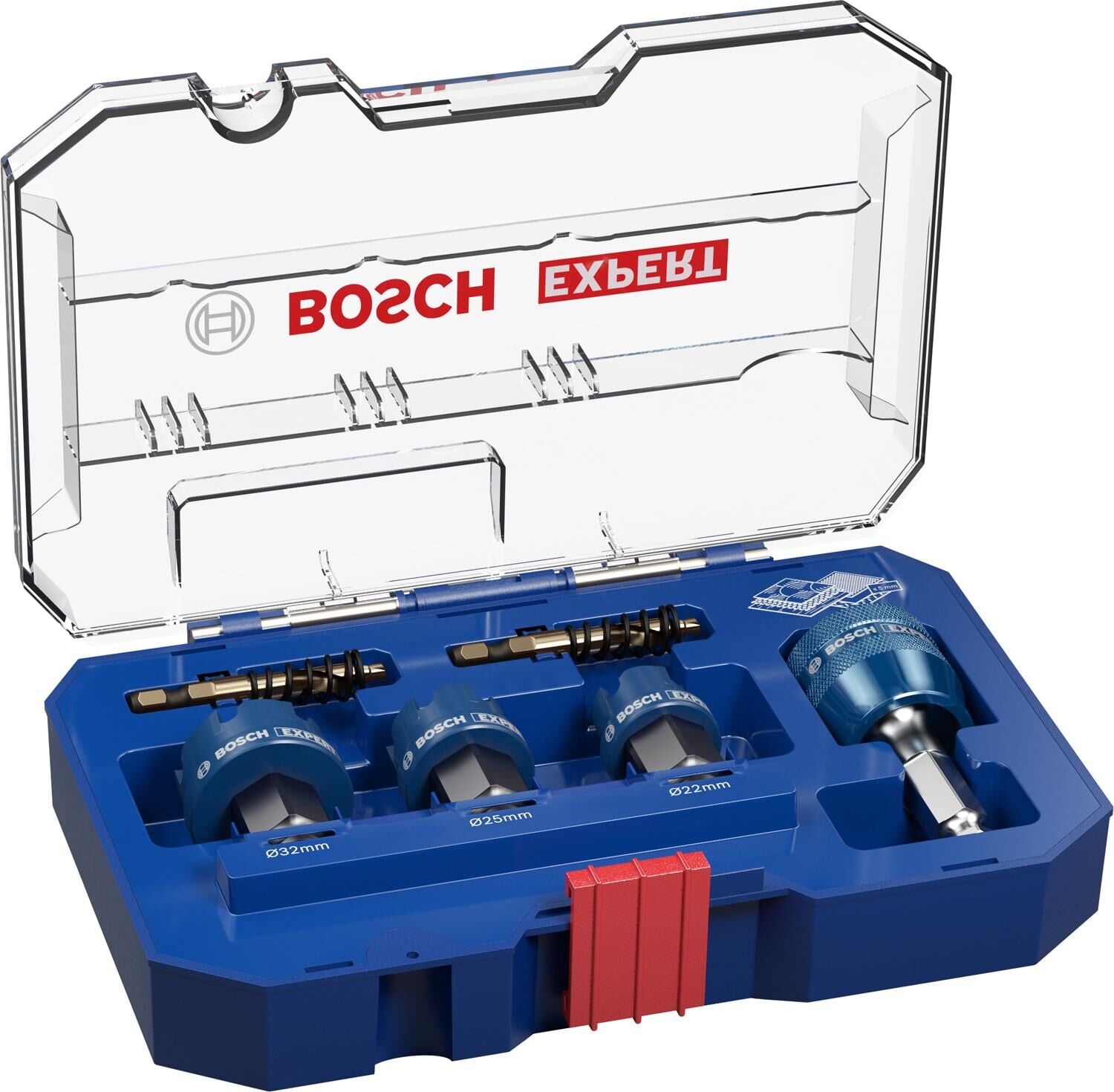 Bosch Expert Tough Material TCT Metal Delik Açma Panç Seti (22/25/32 x 5 mm - 3'lü) - 2608900502