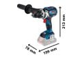 Bosch GSR 18V-110 C Akülü Delme ve Vidalama (2 x 5.5 Ah ProCORE / GAL 18V-160 C) - 06019G0109-SET
