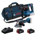 Bosch GBH 185-LI + Bosch GWS 18V-8 + 2x4.0Ah 0615V0003C