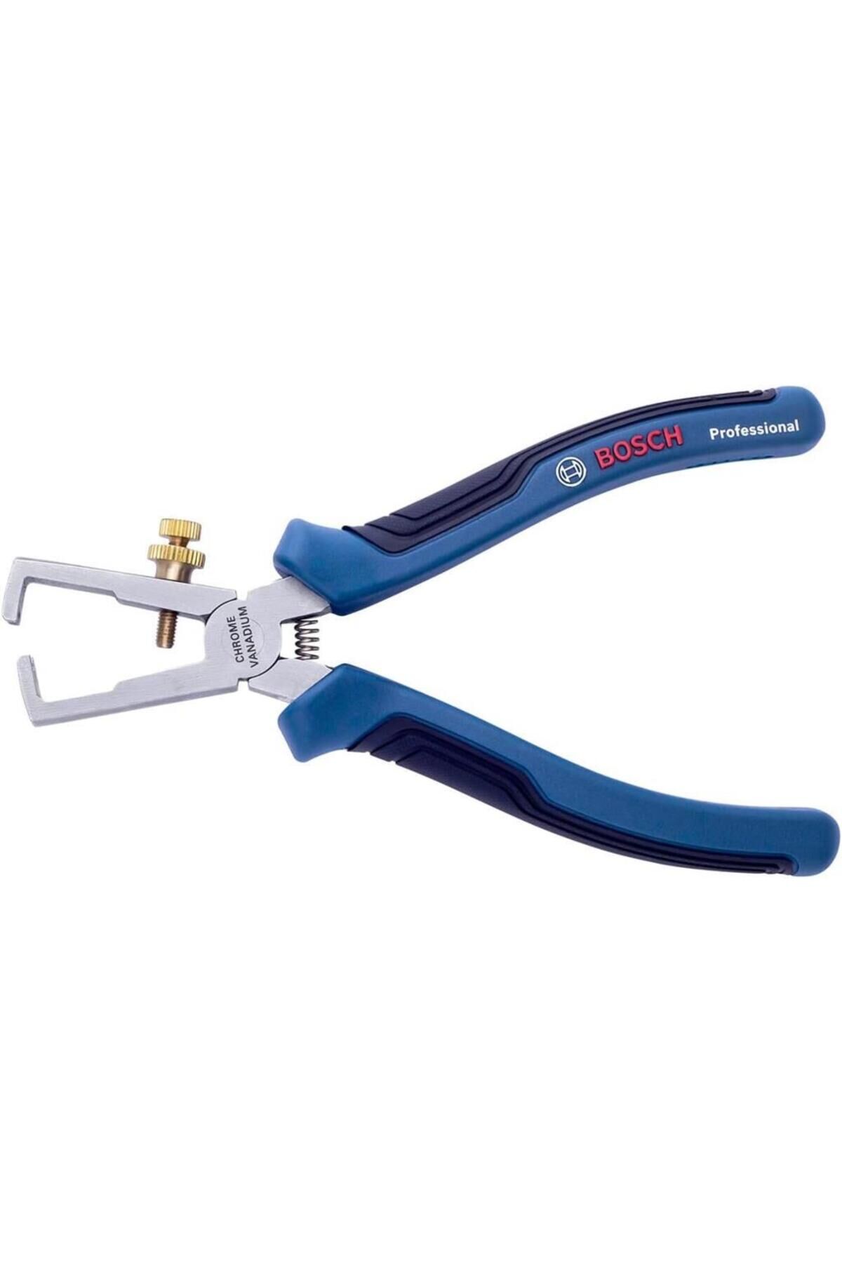 Bosch Kablo Sıyırma Pensesi (160 mm - Ayar Vidalı ve Yaylı) - 1600A01V03