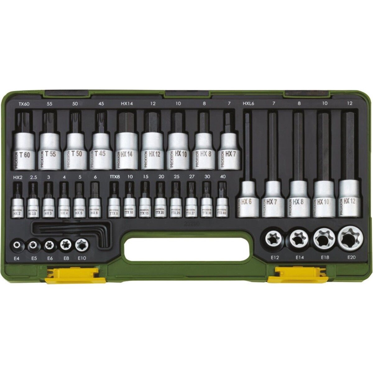 Proxon 42 Parça Torx+Allen Lokma Uç Takımı - 23290