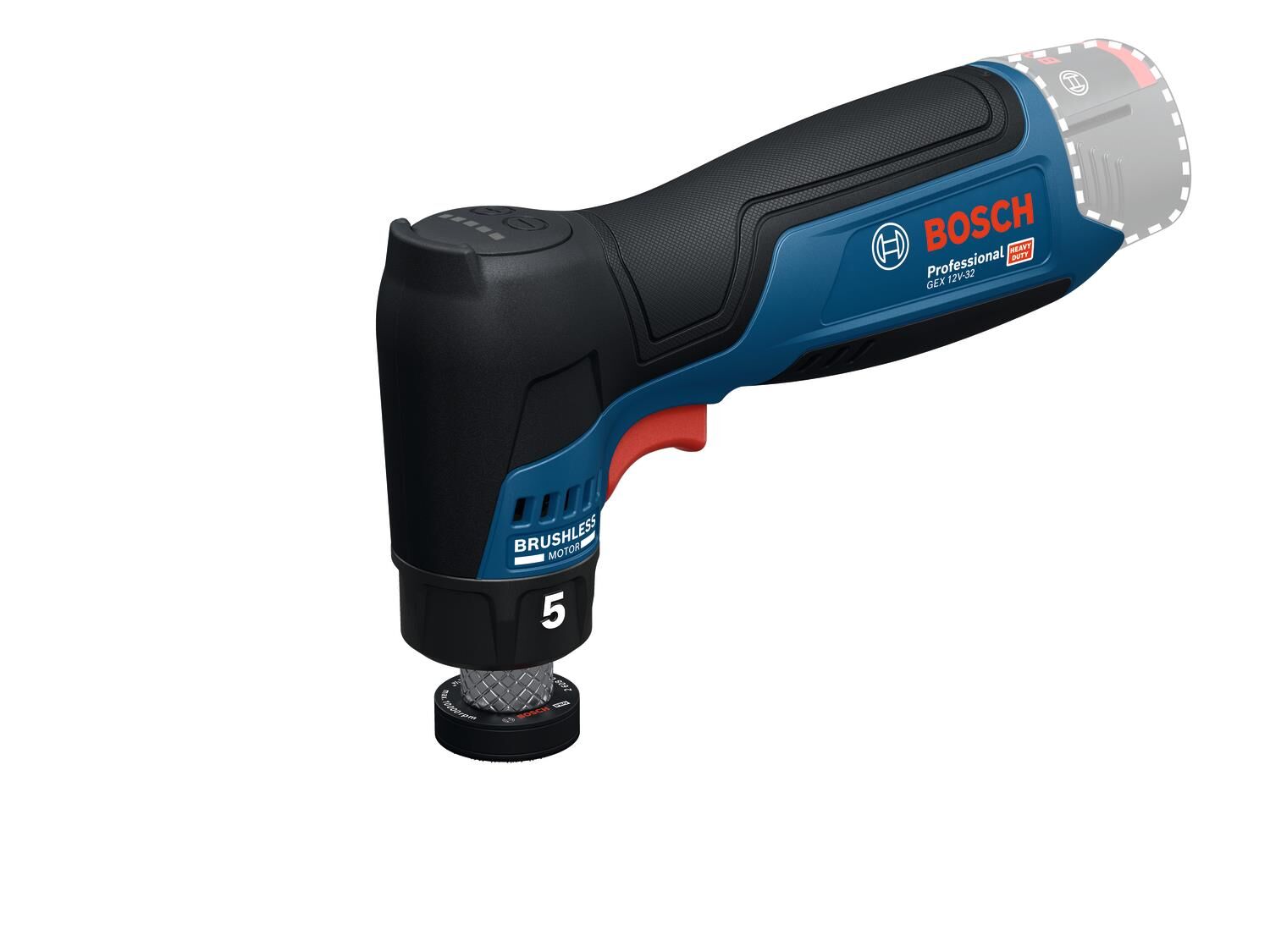 Bosch GEX 12V-32 Eksantrik Zımpara Makinesi (12V - Solo/Aküsüz) - 06019L2000