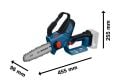 Bosch GKE 18V-20 Akülü Budama Testeresi (20 cm Kılavuz - Solo/Aküsüz) - 06008D7100