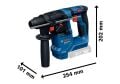 Bosch GBH 18V-18 Akülü Kırıcı-Delici (Solo/Aküsüz) - 0611927000