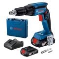 Bosch GWX 18V-15 SC Akülü Avuç Taşlama Makinesi (2 x 5.5 Ah ProCORE / GAL 18V-160 C) - 06019H6500-SET
