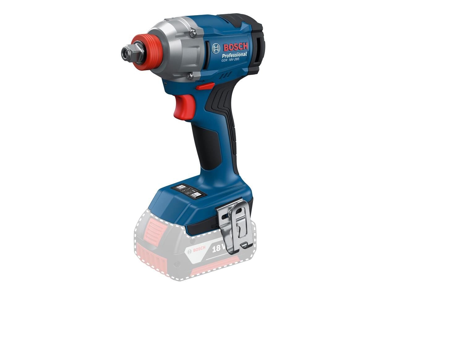 Bosch GDX 18V-285 Akülü Darbeli Somun Sıkma (18V - 2'si 1 Arada Mandren - Solo/Aküsüz) - 06019N2120