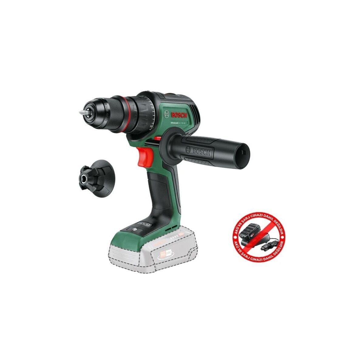 Bosch AdvvancedDrill 18V-80 QuickSnap Matkap Solo