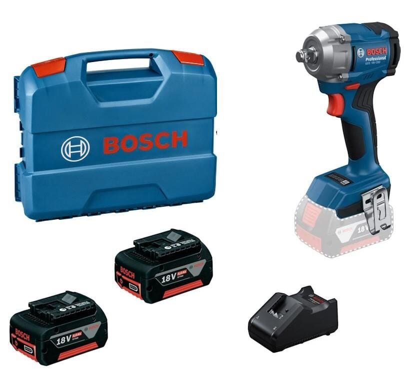 Bosch GDS 18V-350 Akülü Darbeli Somun Sıkma Makinesi (350 Nm - 1/2 inç) - 06019M5021