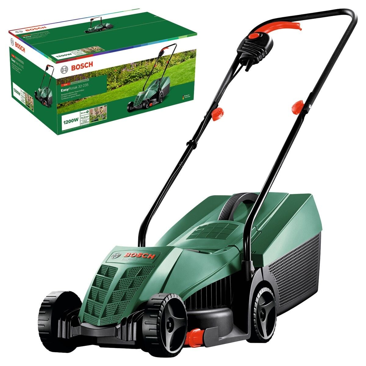 Bosch EasyRotak 32-235 Elektrikli Çim Biçme Makinesi (32 cm Kesme Genişliği) - 06008A6303