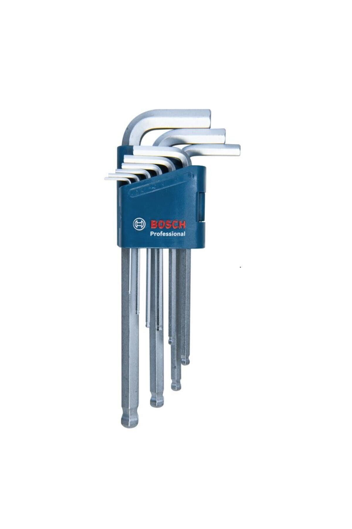 Bosch Alyan Anahtar Takımı Hex (9 Parça - 1.5-10mm) - 1600A01TH5