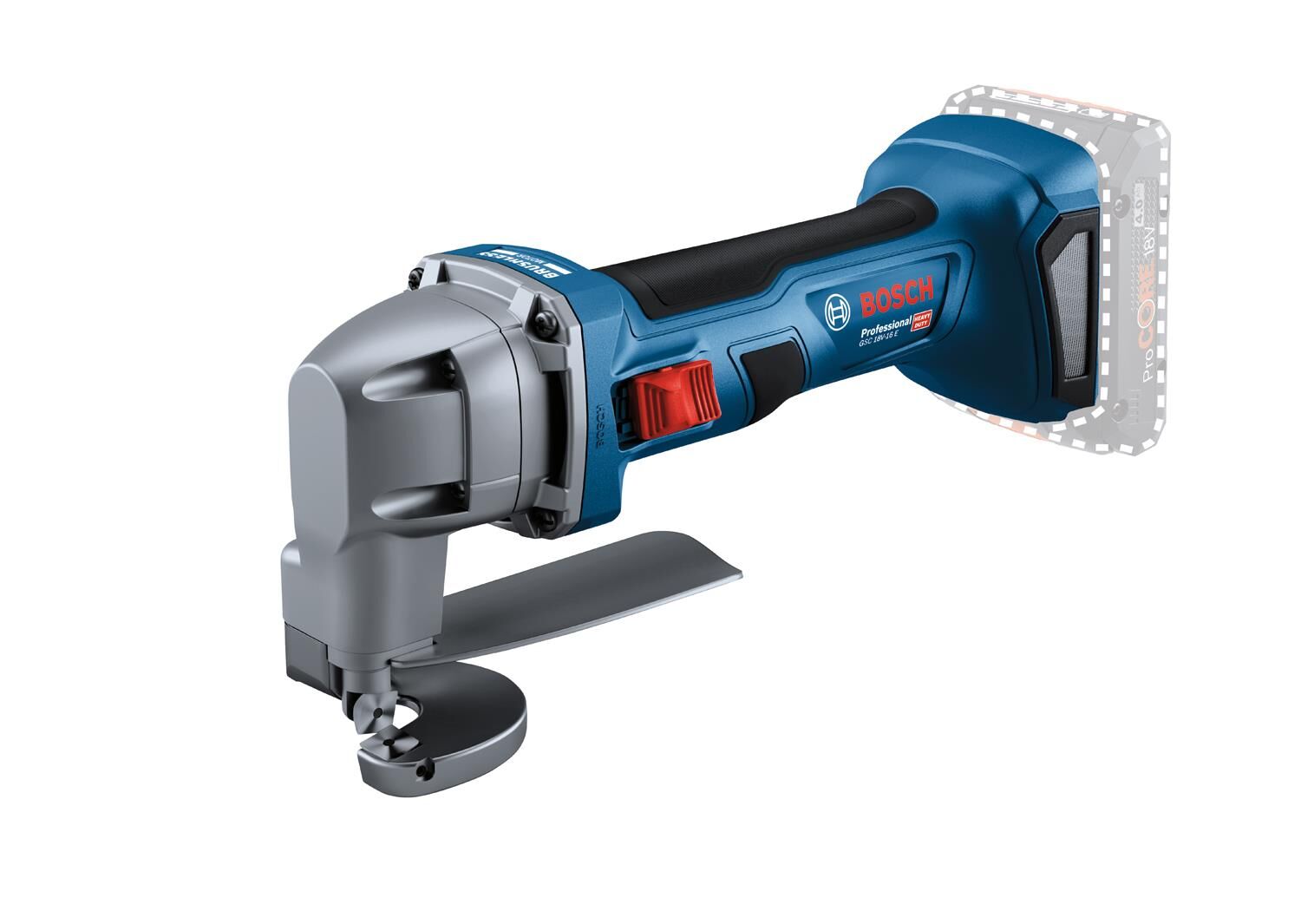 Bosch GSC 18V-16 E Akülü Sac Kesme Makinesi (Solo/Aküsüz - 1,6 mm) - 0601926300