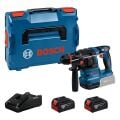 Bosch GBH 18V-22 Akülü Kırıcı Delici (2 x 4.0 Ah Akü / GAL 18V-40 / L-BOXX) - 0611924101