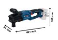 Bosch GRD 18V-127 HX Akülü Açılı Köşe Matkap (Solo/Aküsüz - 127 mm) - 06019N5100