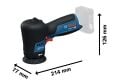 Bosch GPO 12V-77 Köşeli Polisaj Makinesi Solo