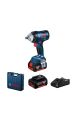 Bosch GDS 18V-400 Akülü Darbeli Somun Sıkma Makinesi (18V - 400 Nm Yüksek Tork - 2x5.0 Ah Çift Akülü - Kömürsüz Motor) - 06019K0020