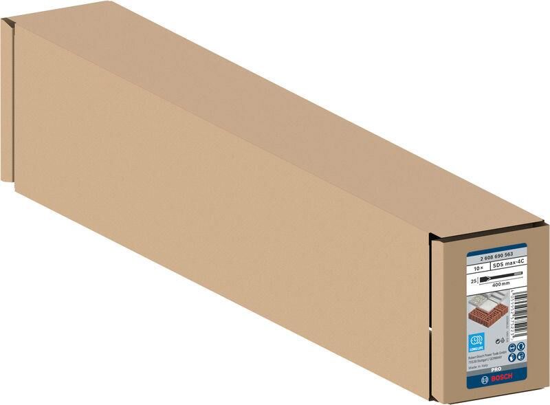 Bosch PRO SDS-4C Yassı Keski 25x400mm 10lu 2608690563