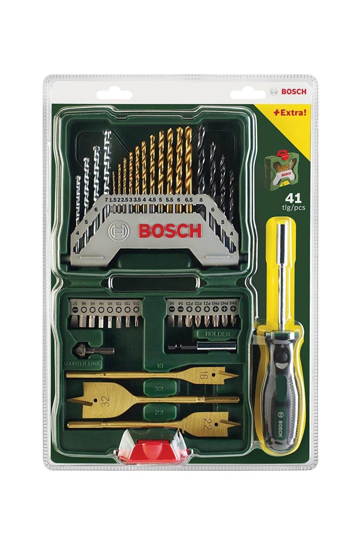 Bosch X-Line 41 Parça Vidalama ve Matkap Ucu Seti (Çantalı ve Çok Amaçlı) - 2607017334