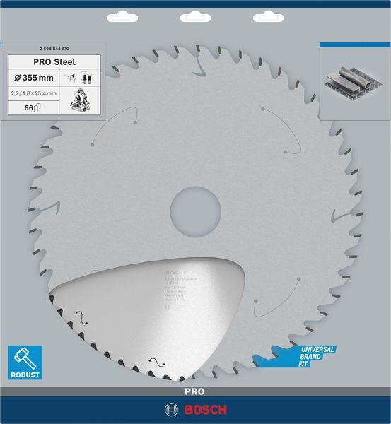 Bosch Daire Testere - PRO STEEL 355x25 mm 66 Diş 2608844870 2 608 844 870