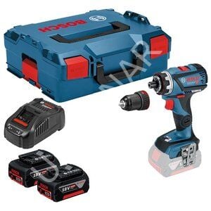 Bosch GSR 18V-60 C Akülü Delme/Vidalama Makinesi (18V - 2x5.0 Ah Çift Akülü - Kömürsüz Motor) - 06019G7101
