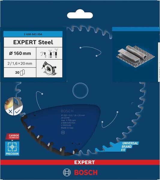 Bosch Çelik Daire Testere Bıçağı 160x20 mm 30 Diş 2608643054