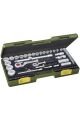 Proxxon 1/4'' ve 1/2'' Lokma ve Bits Uç Takımı (65 Parça - 4-34 mm Lokma Aralığı - Cırcır Kolu ve Uzatma Çubuklu - Özel Saklama Kutulu - Sanayi Tipi Çelik) - PROX23286