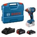 Bosch GDX 18V-285 Akülü Darbeli Somun Sıkma ve Vidalama Seti (1 x 4.0 Ah - 1 x 2.0 Ah Akü) - 06019N2103