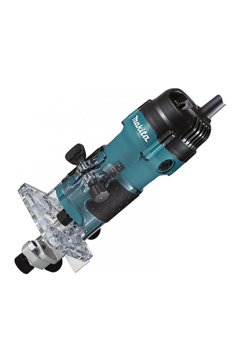 Makita 3711 Formika Traşlama Makinesi (530W - 6 mm Uç Uyumlu - Şeffaf Taban)