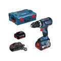 Bosch GSB 18V-60 Akülü Darbeli Delme/Vidalama Makinesi (18V - 2x5.0 Ah Çift Akülü - Kömürsüz Motor) - 06019G210B