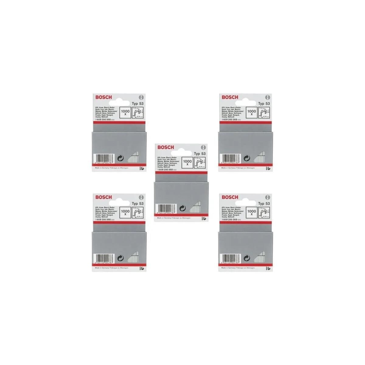 Bosch Zımba Teli Tip 53 (11,4 x 14 mm - 5000 Adet) - 2609200368