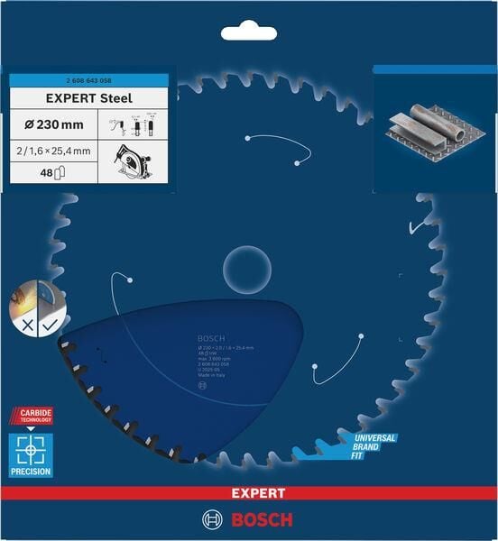 BOSCH Metal Kesme Daire Testeresi 235x25,40 mm 48 Diş 2608643058 2 608 643 058