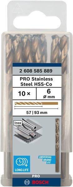 Bosch HSS-Co 6 mm 10'lu Kobaltlı Matkap Ucu 2608585889