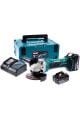 Makita DGA452RMJ Akülü Avuç Taşlama Makinesi (18V - 115 mm - 2x4.0 Ah Çift Akülü)