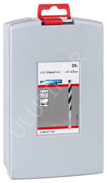 Bosch PointTeQ 25 Parça Metal Matkap Ucu Seti ProBox (1 - 13 mm) - 2608577352