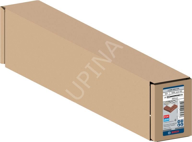 Bosch SDS-Max-5C Yassı Keski Seti (400 x 25 mm, 10 Adet) - 2608690575