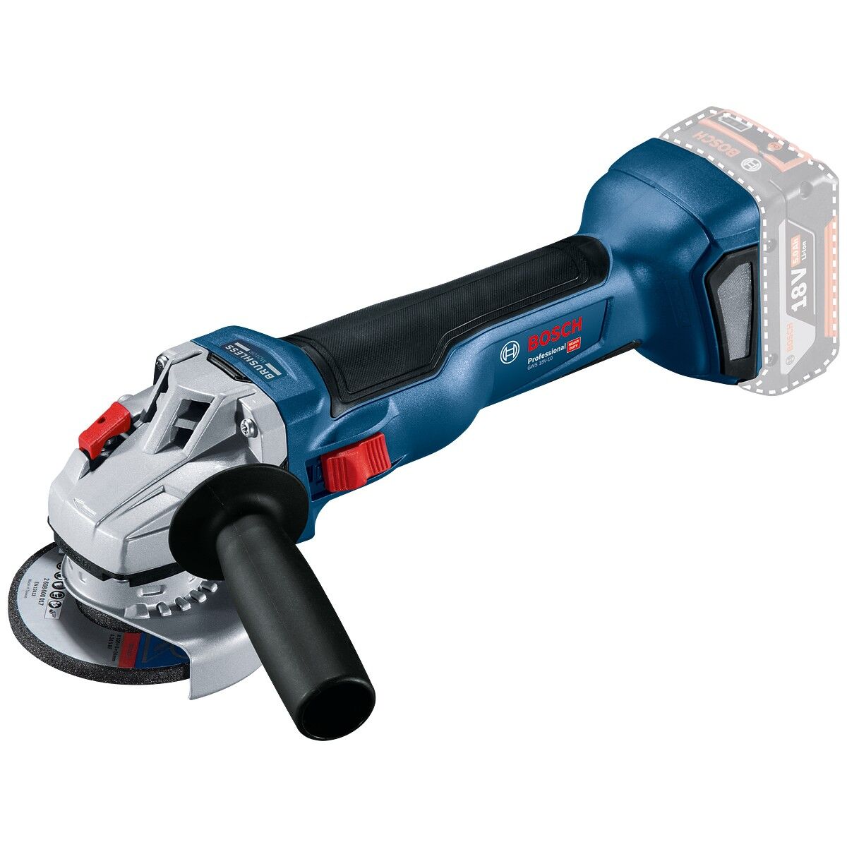 Bosch GWS 18V-10 Taşlama Solo