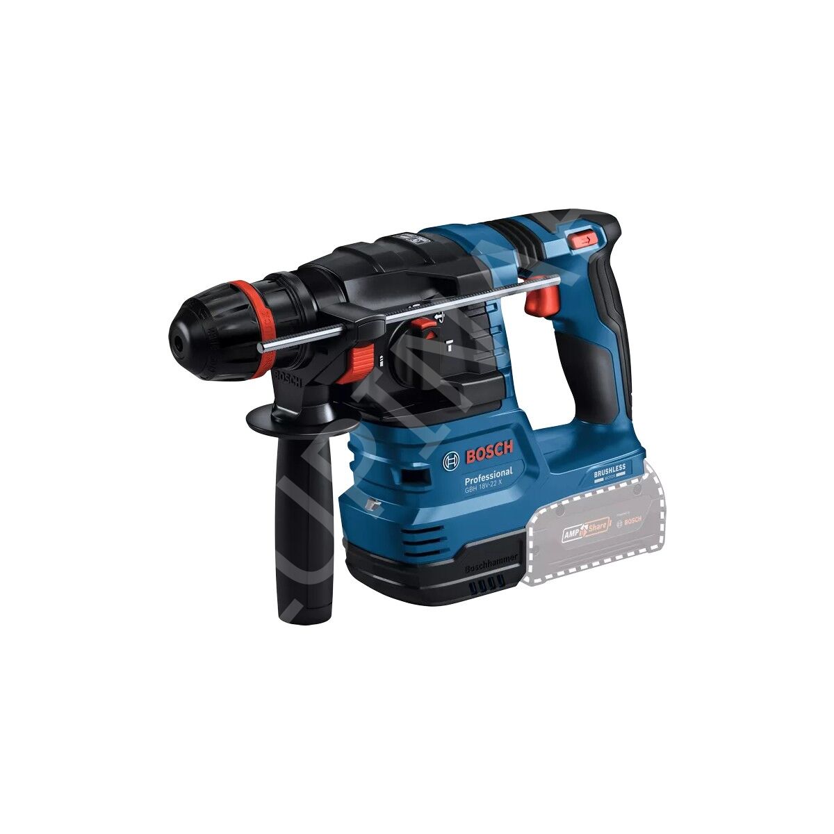 Bosch GBH 18V-22 X One Chuck Akülü Kırıcı Delici (18V, SDS Plus ve Düz Şaft Uyumlu, Solo/Aküsüz) - 0611924100