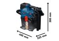 Bosch GAS 18V-6LS Akülü El Süpürgesi (6 Litre - Solo / Aküsüz) - 06019K2100