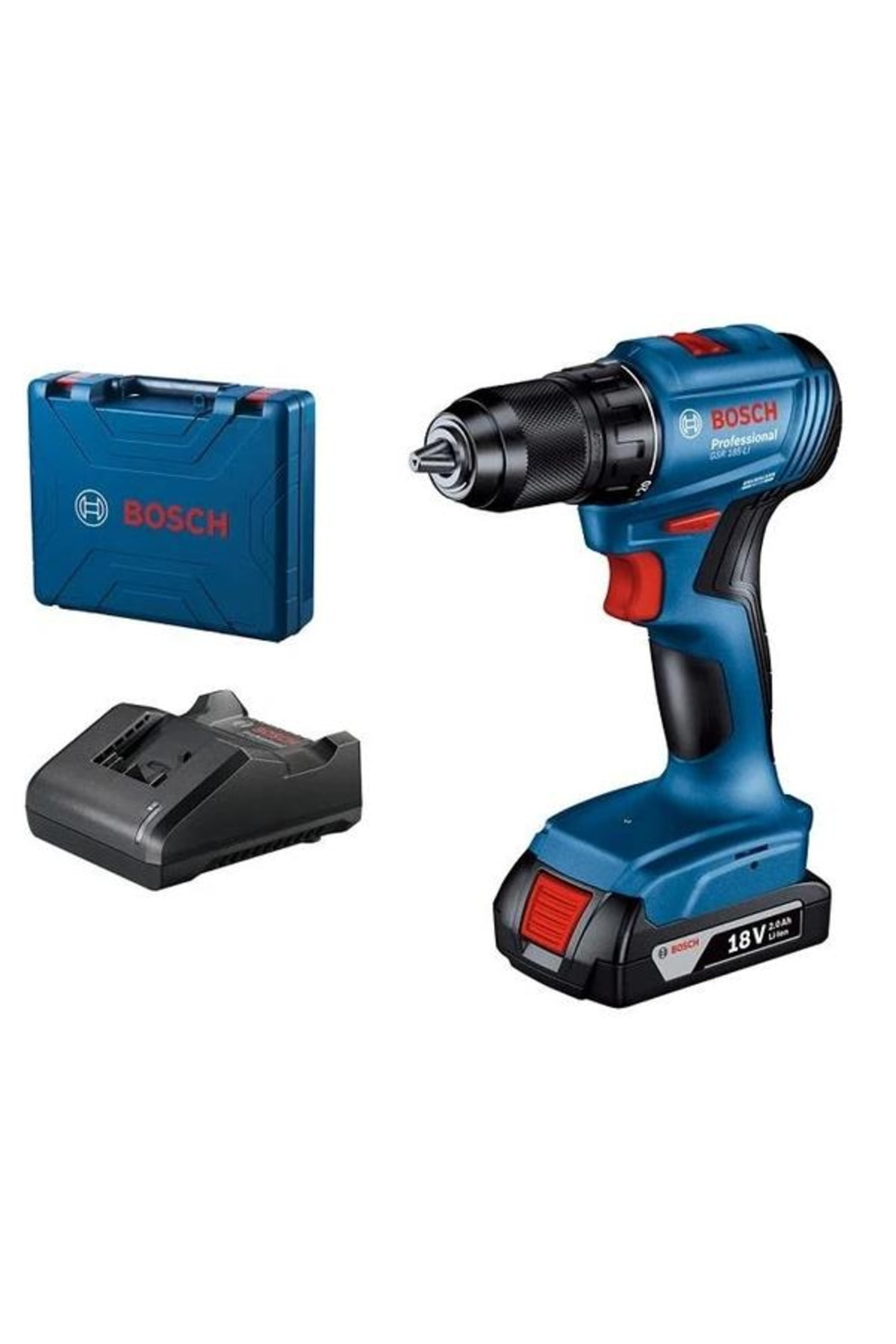 GSR 185-LI 1X2.0Ah  Tek AKÜLÜ VİDALAMA MAKİNESİ 06019K3001