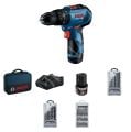 Bosch GSB 12V-30 + 39 Parça Vidalama Seti 06019G9101