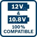 Bosch GST 12V-70 Akülü Dekupaj Testere Seti (2 x 3.0 Ah Akü) - 06015A1005