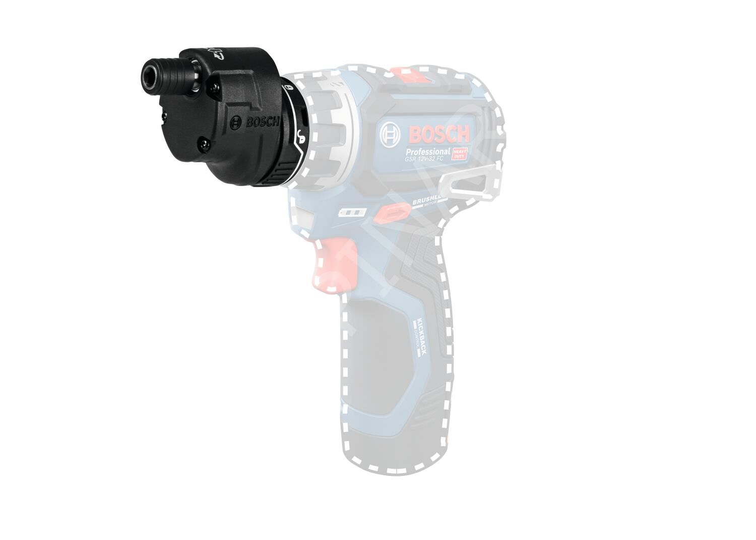 Bosch GFA 12-E FlexiClick Eksantrik Adaptör (GSR 12V Uyumlu) - 1600A00F5L