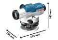 Bosch GOL 32 D Optik Nivelman Seti (32x Büyütme - BT 160 Sehpa ve GR 500 Mira ile) - 0601068502