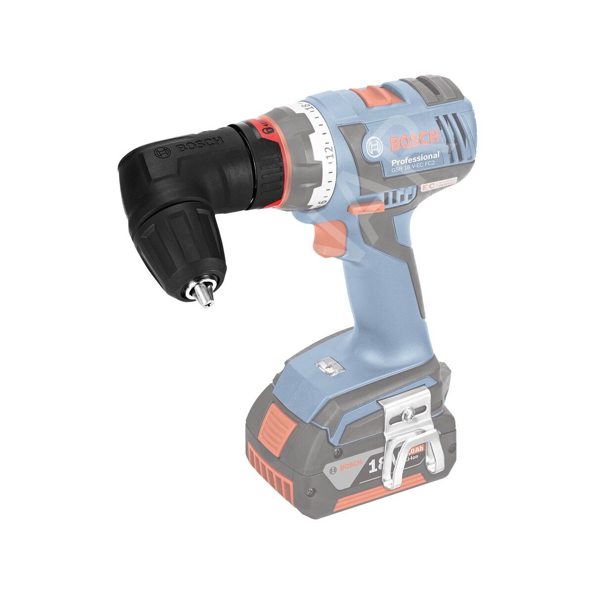 Bosch GFA 18-WB FlexiClick Açılı Matkap Adaptörü (GSR 18V Uyumlu) - 1600A001SK